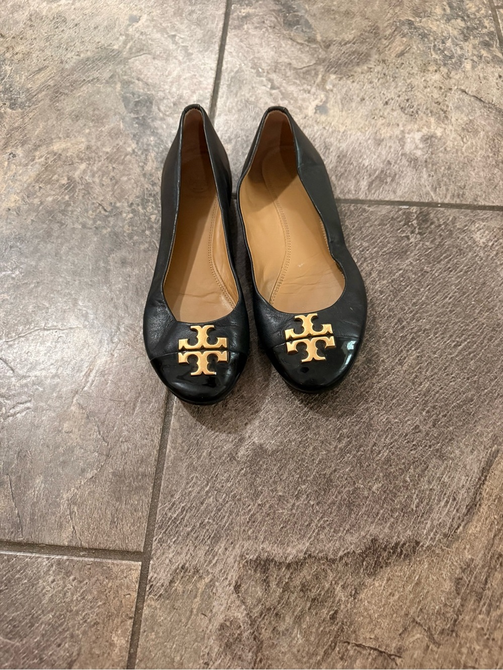 Tory Burch Everly Cap Toe Ballet Flats size 7
